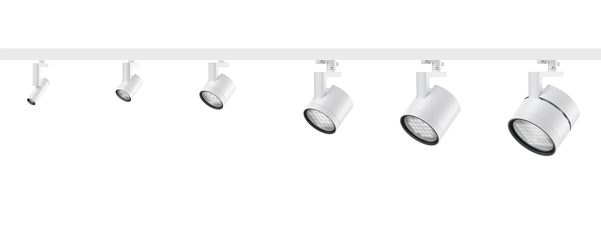 ERCO Parscan New InTrack spotlights: Systematic diversity for museums and foyers.