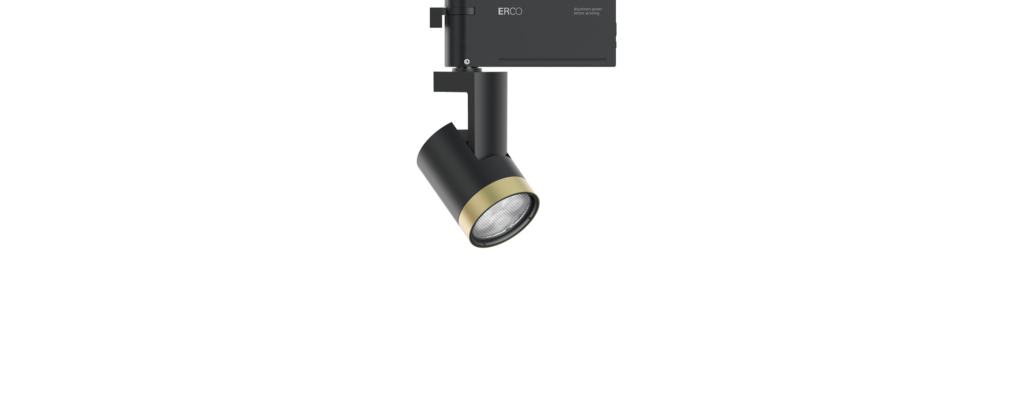 ERCO Parscan New OnTrack spotlight for accent lighting in indoor spaces.