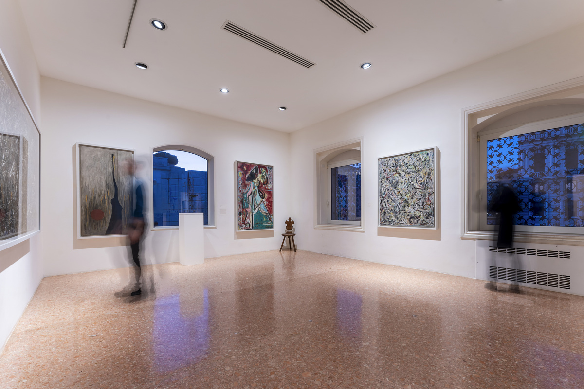 Peggy Guggenheim Collection in Venice, featuring LED lighting for enhanced art experience.