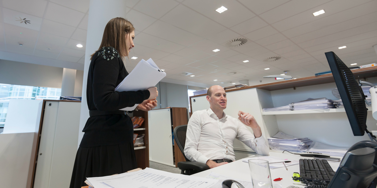 Pinsent Masons office featuring ERCO lighting for focused work environment.