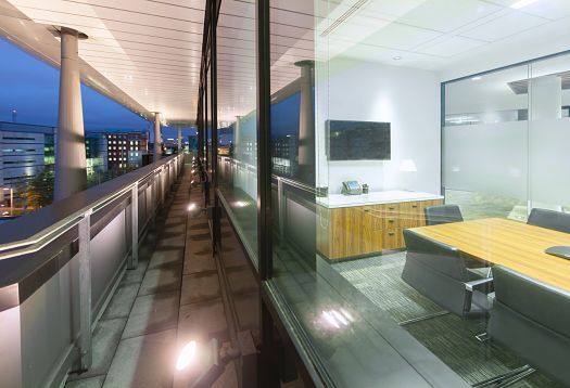 Pinsent Masons Belfast office featuring ERCO lighting for modern workspaces.