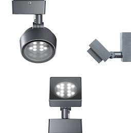 ERCO outdoor projectors and wallwashers for effective accent and flood lighting.