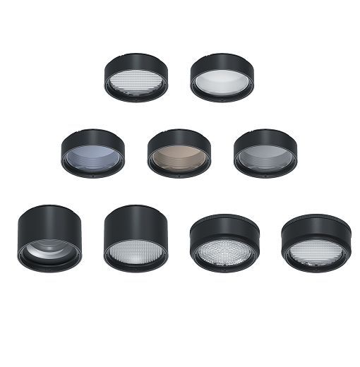 ERCO Projectors: Various light distributions for outdoor applications.