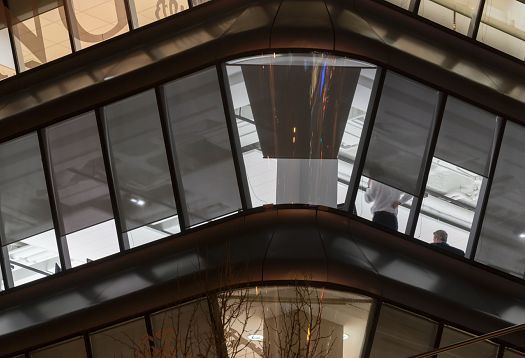 Engel & Völkers Market Center Madrid featuring ERCO lighting for visual comfort and efficiency.