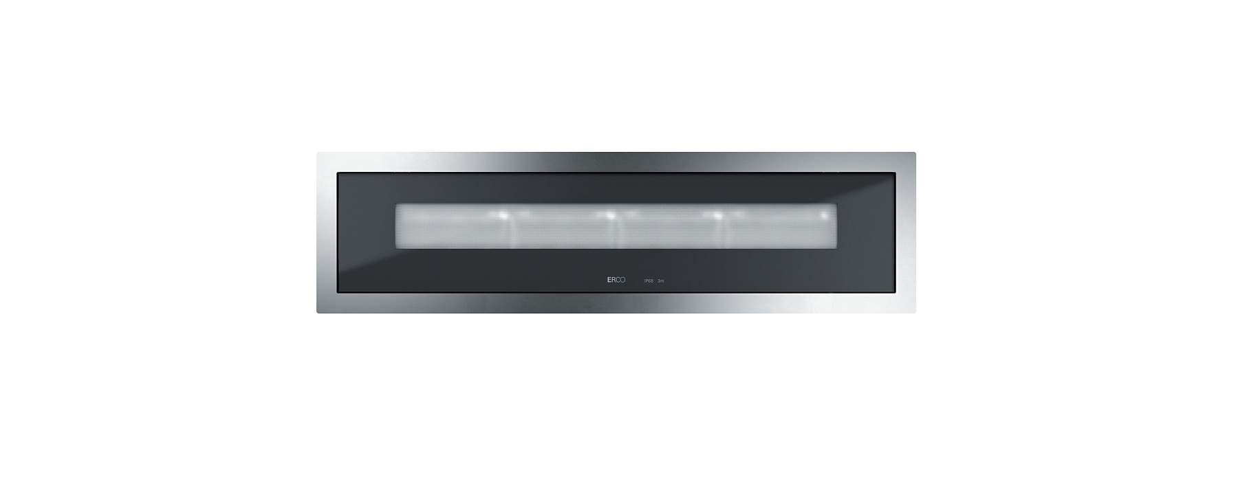 ERCO Site in-ground luminaire, designed to accentuate surface textures in outdoor settings.