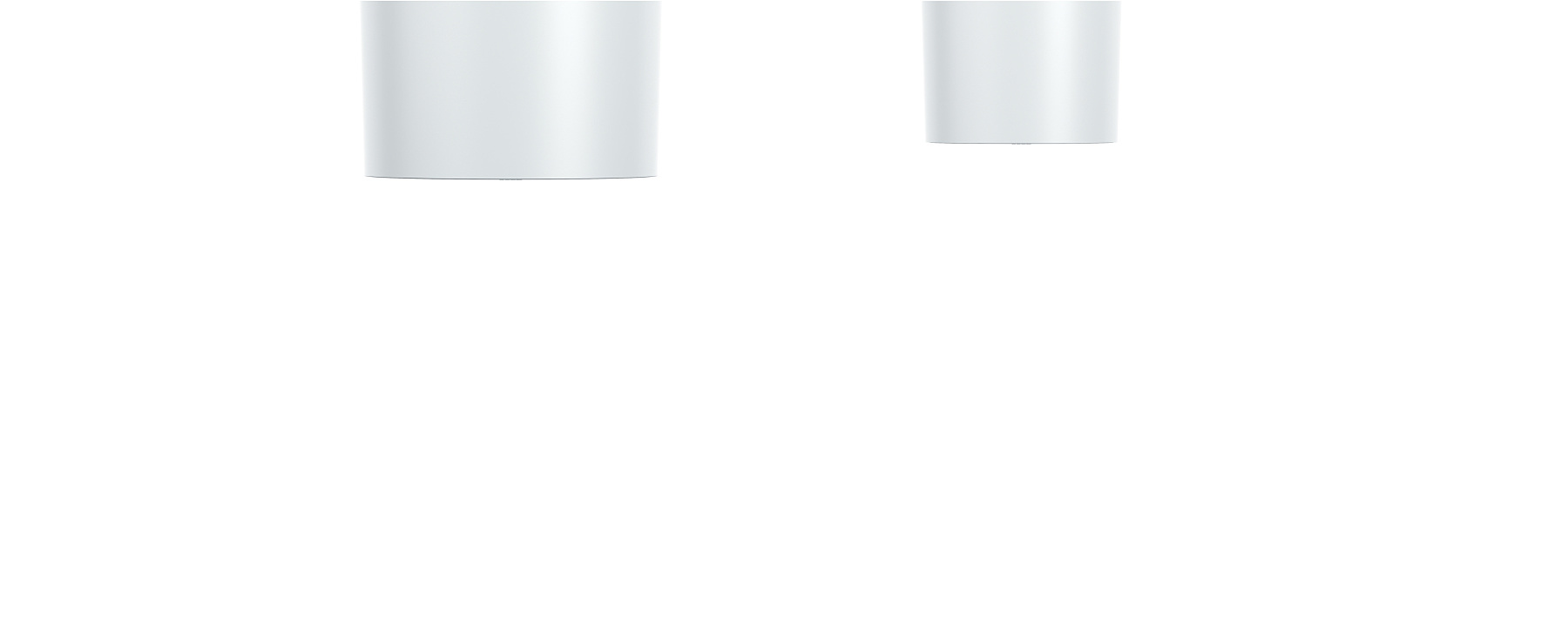 Skim surface-mounted luminaires: efficient LED downlights for easy ceiling installation in offices and public spaces.