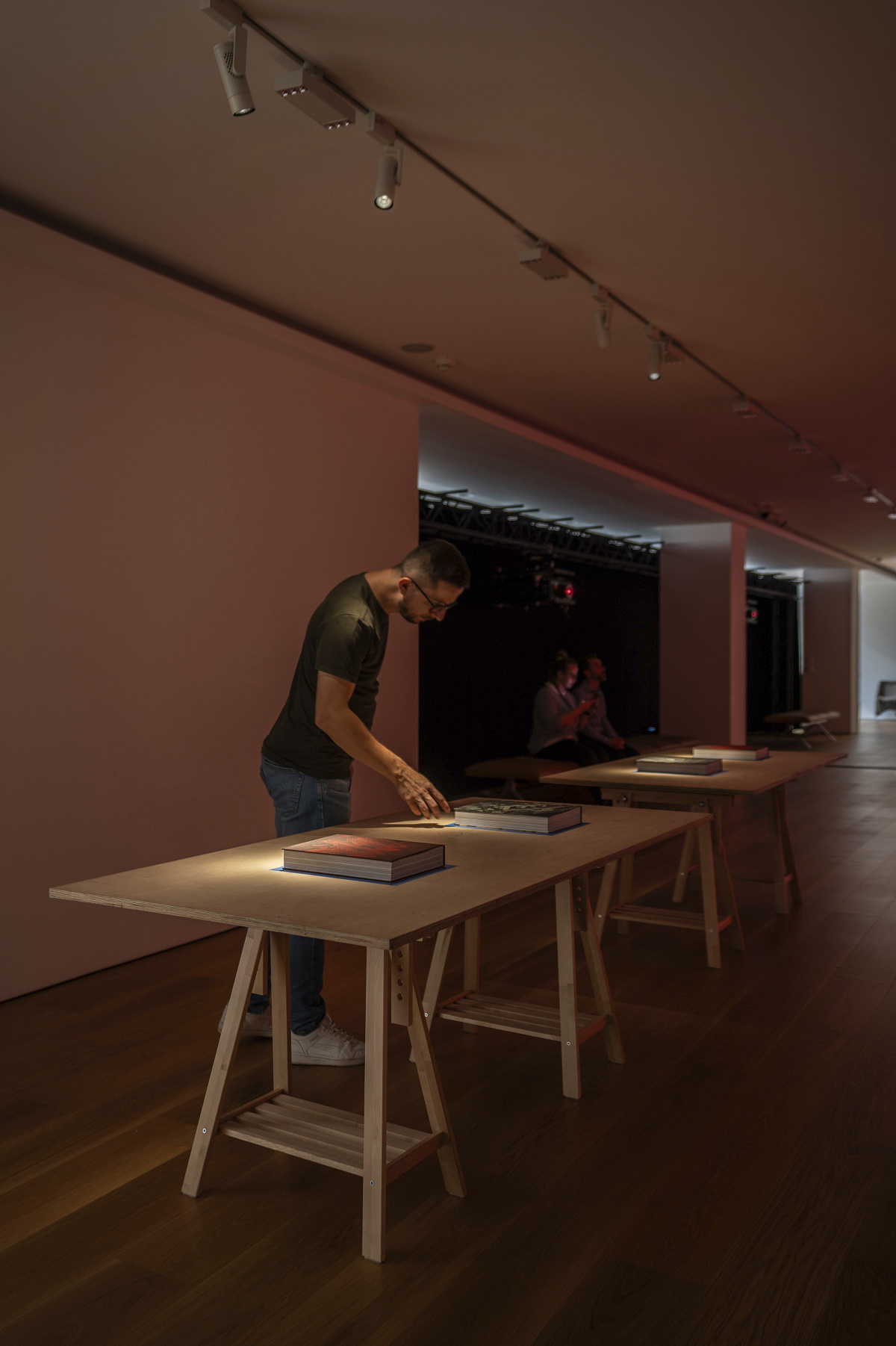 ERCO Eclipse spotlights illuminate an exhibit at the Slovak National Gallery.