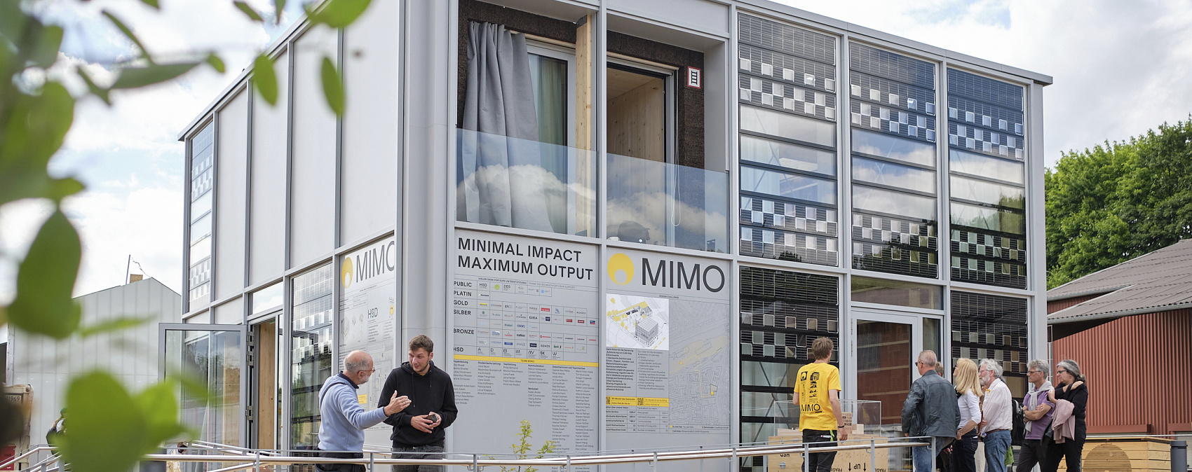 MIMO team's sustainable architectural prototype at Solar Decathlon Europe 21/22.