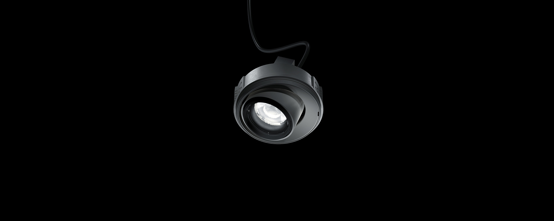 ERCO Starpoint recessed spotlight for accent and floodlighting, filigree powerhouse.
