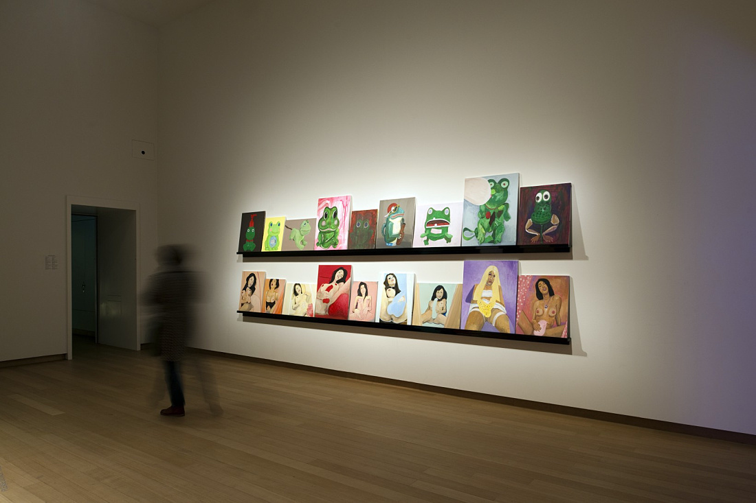 Art exhibit at Stedelijk Museum, Amsterdam, illuminated by ERCO LEDs.