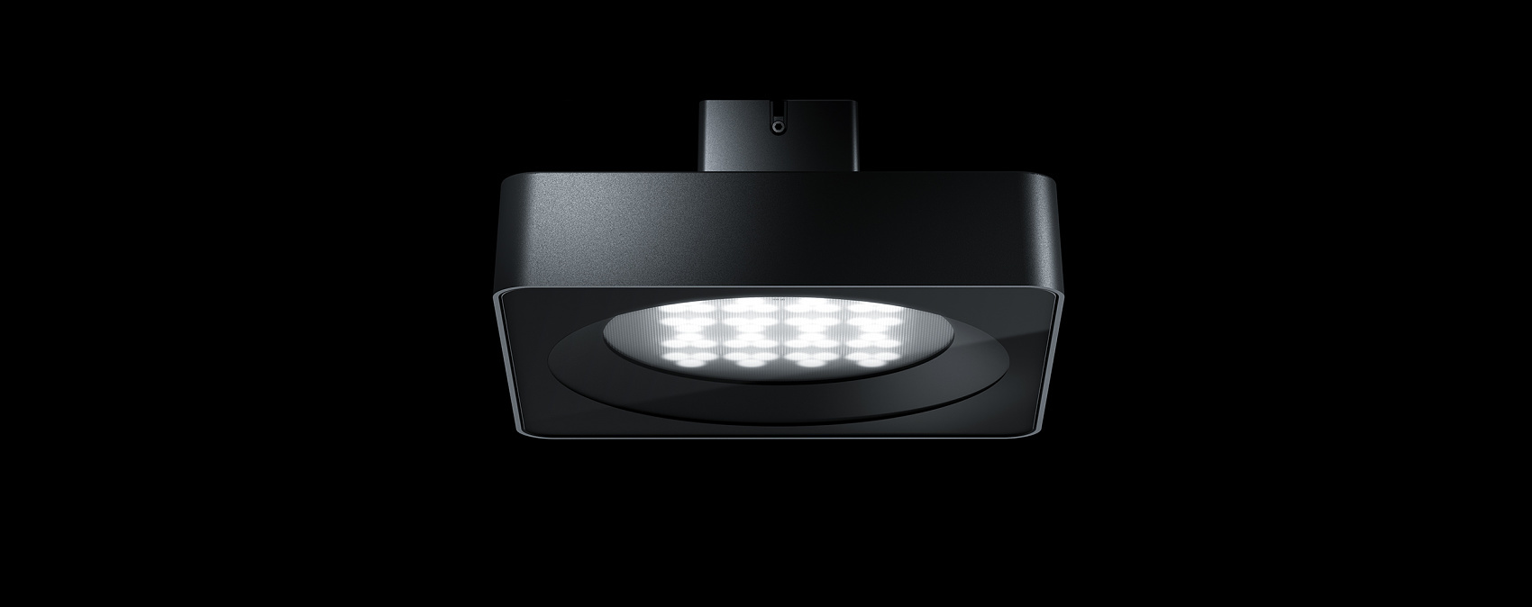 ERCO LED surface-mounted luminaire for outdoor use, ideal for path and facade lighting.