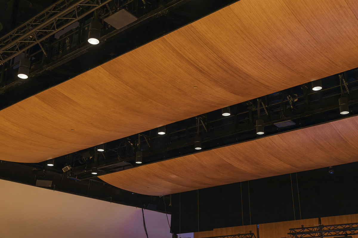 ERCO LED lighting providing precise illumination at Hong Kong University.