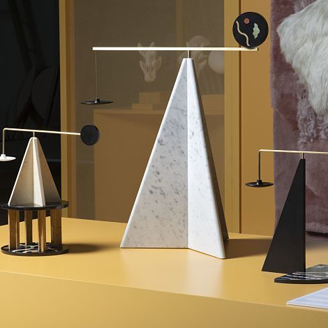 Handmade design objects with ERCO lighting at the Wallpaper Handmade Exhibition, Milan.