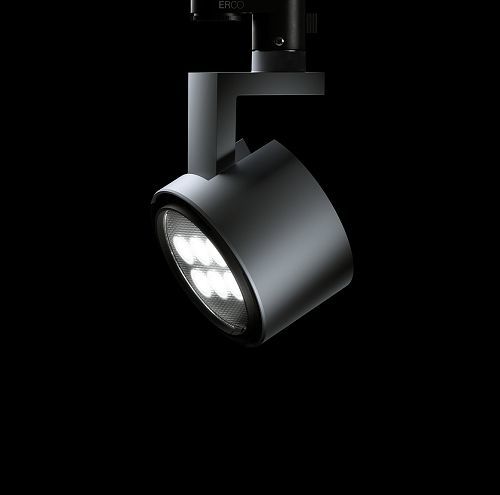 ERCO spotlight with Casambi Bluetooth control for wireless lighting management.